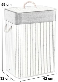 Kôš na bielizeň čierny / sivý