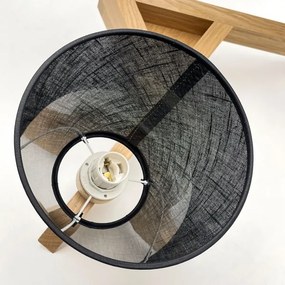 Brilagi - LED  Prisadený luster ANTHONY 3xE14/40W/230V dub/čierna