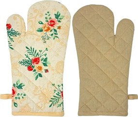 Home Elements Set zástera, chňapka a 3 utierky Kytica