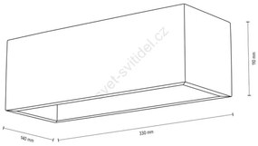 Spot-Light DO2251274 - Nástenné svietidlo KENZO 2xG9/6W/230V borovica