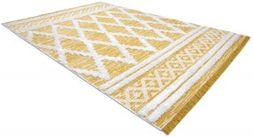 Koberec Boho SIZAL MOROC Romby 22297 žltý/krém