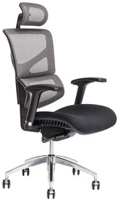 OFFICE PRO Manažérska kancelárska stolička MEROPE SP antracit šedá
