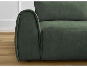 Tmavozelená rohová pohovka Aden – Bobochic Paris