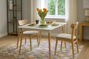 Jedálenský stôl MODE biely FAT1132