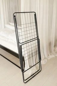 Erga Model 107 Black, sušiak na bielizeň 178,5x54x104,5 cm, čierna, ERG-SEP-10SUSLA107BLA
