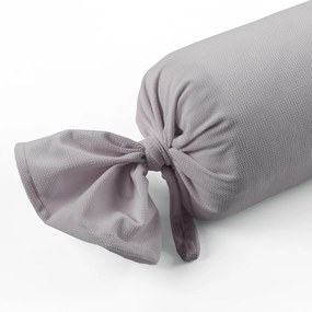 Biante Zamatový vankúš valec bonbon Velvet Brick SVB-205 Sivý 15x40 cm
