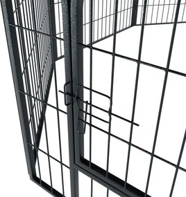 Kovová klietka pre šteniatka a malé zvieratá 80x60 cm,Ø210cm