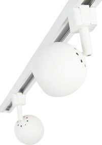 Inteligentný moderný koľajnicový systém biely 1-fázový vrátane 3 Wifi GU10 - Gissi