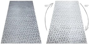 Koberec PEARL 51320D geometrický / štrukturálny, sivý