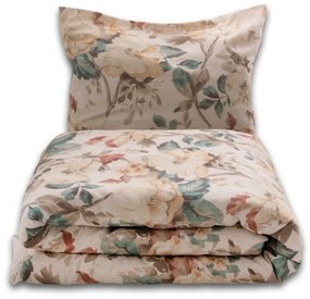 Obliečky zo zmesi bavlny a ľanu Rose, 220 x 200 cm, 2 ks 70 x 80 cm