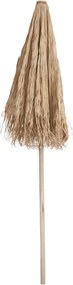 Prírodný slamený dekoračný slnečník Straw L - ∅ 290*240 cm