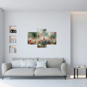 Obraz – Abstrakcia poľa s makmi (90x60 cm)