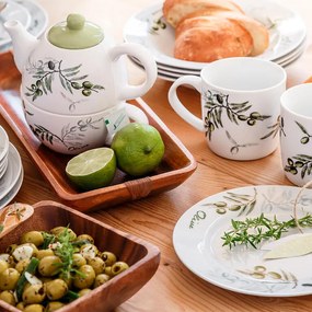 Porcelánové taniere Olives 18 dielov, BANQUET