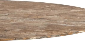 Keramický barový stôl Malta 105 cm béžový mramor