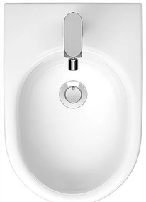 Cersanit Larga Oval, závesný bidet CleanOn, biela, K120-006