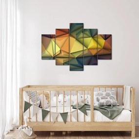 Obraz - Polygonálna 3D abstrakcia (150x105 cm)