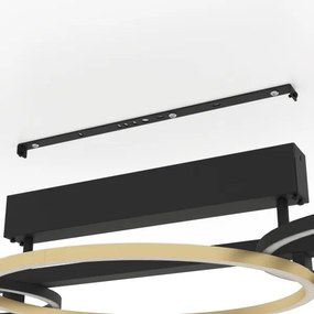 Eglo 390086-LED Stmievateľný prisadený luster LANACERA 2xLED/12,5W/230V +LED/15,5W