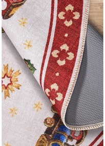 Červený okrúhly koberec s vianočným motívom ø 150 cm Red Christmas – Villeroy&amp;Boch