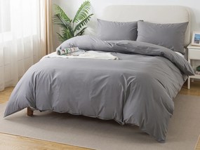 XPOSE® Bavlnené Renforcé obliečky EVITA na dve lôžka - tmavo sivé