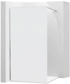 Mexen Kioto, sprchová zástena typu WALK-IN 140x200 cm, 8mm sklo s efektom námrazy, 800-140-000-00-30