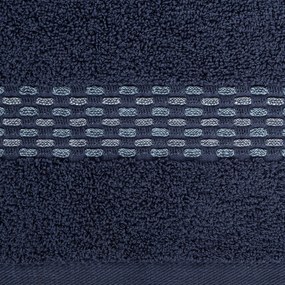 BAVLNENÝ UTERÁK RIVA SADA 6KS 50X90 CM TMAVOMODRÁ