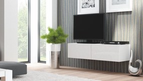 TV stolík/skrinka Resto RTV-160W (biela + lesk biely). Vlastná spoľahlivá doprava až k Vám domov. 770773