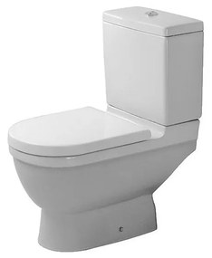 DURAVIT Starck 3 WC misa kombi so zvislým odpadom, 370 mm x 395 mm x 655 mm, s povrchom WonderGliss, 01260100001