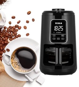 TESLA Electronics - Kávovar s mlynčekom 2v1 900W/230V