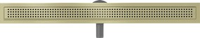 Mexen Flat 360° M08 sprchový žľab 80 cm, zlatá matná, 1A25080-40