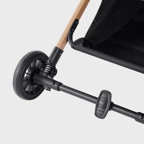 Športový kočík Milan 35 čierny / zlatý