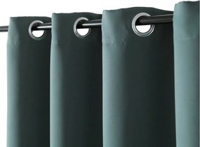 Modrozelený záves OXFORD 140x250 cm Zavesenie: Riasiaca páska