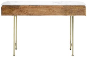 Grace konzolový stolík hnedý 100x76 cm