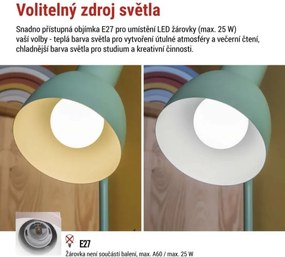 Stolná lampa Poppy zelená