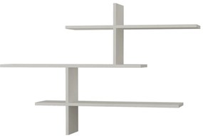 Nástenná polica LEO biela