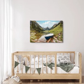 Obraz - Seealpsee, jazero Švajčiarska (90x60 cm)