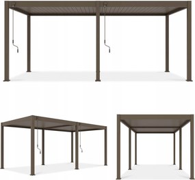 Záhradná pergola na terasu Zastrešenie terasy Elegance 3x6 Aluminium Gutroof