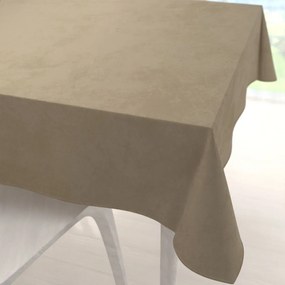 Biante Zamatový štvorcový obrus Velvet Prémium SVP-026 Kávovo béžový 120x120 cm