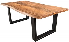 Dizajnový konferenčný stolík Massive, 120 cm, akácia