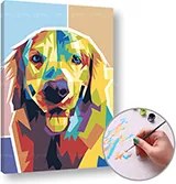 Maľovanie podľa čísel GOLDEN RETRIEVER