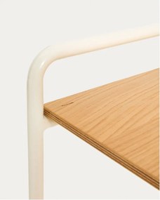 Detský písací stôl s doskou v dekore jaseňového dreva 45x82 cm Tinn – Kave Home