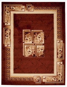 Kusový koberec ATLAS quatro - hnedý/béžový