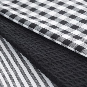 Sada kuchynských utierok LUCY čierna