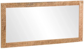 furniture-nabytek.cz - Masívne zrkadlo Mumbai z mangového dreva, lakované, hnedé – 150×70 cm