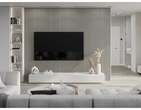 Mexen Lam-F, akustické stenové lamely 275 × 31,5 cm, filc 6 mm, ľan sivý, S105-275317-2812-068