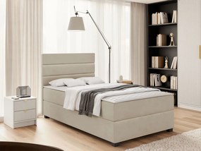Kontinentálna posteľ Briota, Rozmer postele: 90x200, Farba tkaniny: Manila 02