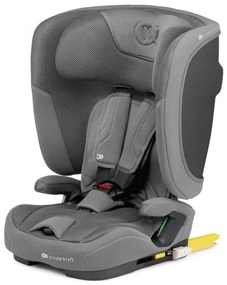 KINDERKRAFT - Autosedačka FIX2GO i-Size 76-150 cm sivá