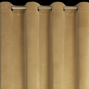 ZATEMŇOVACÍ ZÁVES NA KRÚŽKOCH ANTARA 140X270 CM TMAVOBÉŽOVÁ