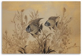 Gario Obraz na plátne Rastliny a ryby pod vodou Rozmery: 60 x 40 cm
