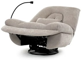 Autronic BONTEC Polohovacie kreslo, elektrické zabudované ovládanie, béžová, látka, TV-7081 LAN2 Farba: Béžová