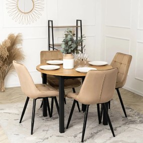 PROXIMA.store - Čalúnená jedálenská stolička RIO FARBA: sivá